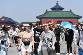 La Chine traite environ 8,47 millions de voyages d'entr�e et de sortie pendant les vacances de la F�te du travail
