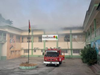 Urgent : un incendie en cours au ministère de la Culture, du Tourisme et de l'Artisanat 