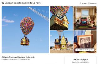 INSOLITE. La maison du film d'animation « Là-Haut » est désormais disponible à la location sur Airbnb