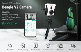 62€ caméra pour imprimante 3D avec trépied Mintion Beagle V2 