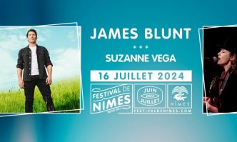 James Blunt en concert au Festival de Nîmes