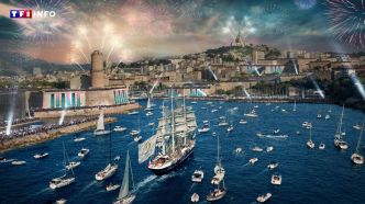 JO 2024 : parade du Belem, patrouille de France... le programme de l'arrivée de la flamme olympique à Marseille | TF1 INFO