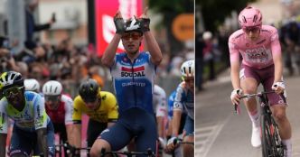 Giro. Tour d'Italie - Tim Merlier la 3e étape, Tadej Pogacar repris sur le fil !