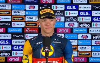 Giro. Tour d'Italie - Jonathan Milan : "Très chaotique à cause de Pogacar et Thomas"