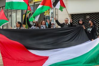 Après l'évacuation de Rafah, le collectif Charente Palestine solidarité se réunit spontanément dans les rues d'Angoulême