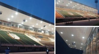 Stade 4 Août : Des essais concluant pour l’éclairage de la tribune officielle