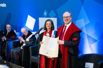 Neïla Chaâbane reçoit un Doctorat honoris causa de l’Université Catholique de Louvain (Belgique)