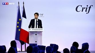 Gabriel Attal annonce "366 faits antisémites" au premier trimestre 2024, en hausse de "300%" sur un an | TF1 INFO