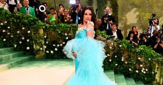 Enceinte, Lea Michele affiche son baby-bump à l'occasion du Met Gala