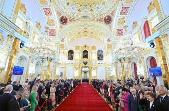 EN DIRECT : cérémonie d'investiture du président russe