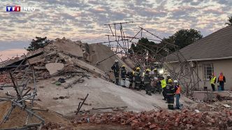 Afrique du Sud : un immeuble s'effondre, des dizaines d'ouvriers pris au piège sous les décombres | TF1 INFO
