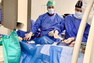 Saint-Laurent-du-Maroni : un tournant dans la chirurgie avec la première endoprothèse aortique réalisée en Guyane.