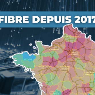 Couverture Fibre en France : le déploiement par région en 7 ans