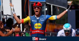 Jonathan Milan remporte la 4e étape du Giro au sprint, Pogacar reste leader