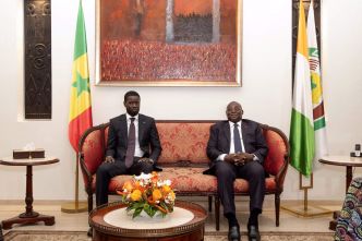 Bassirou Diomaye Faye accueilli par le Vice-président de la République à Abidjan