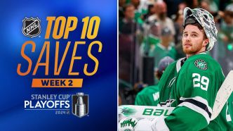 Top 10 des plus beaux arrêts de la dernière semaine de NHL