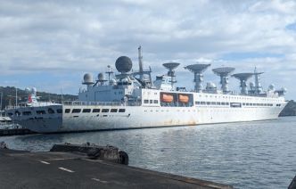 Polynésie : le Yuan Wang 5, bateau scientifique ou " navire espion ", est à quai à Papeete