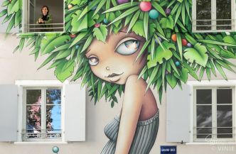La fresque du street art pour défendre l'enfance agressée