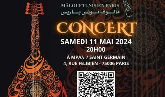 La troupe “Mâlouf Tunisien Paris” en concert le 11 mai à Paris