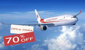 Air Algérie : jusqu’à 70 % de réduction via l’offre OSRA