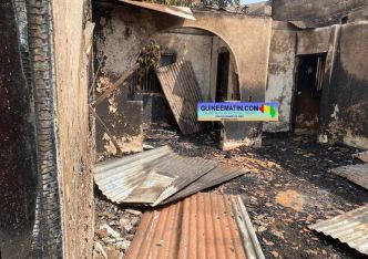 Incendie à Entag (Matoto) : une maison et son contenu réduits en cendres