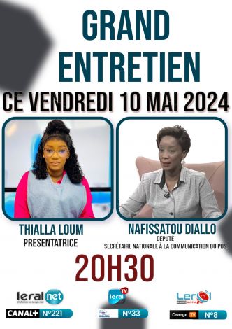 Leral TV: Entretien Exclusif avec la députée Nafissatou Diallo du Parti démocratique sénégalais (Pds) à 20 heures 30 mn