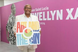 Au Festival de jazz et des arts de Sainte-Lucie, le plasticien Llewellyn Xavier est l'Icône 2024
