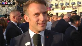 VIDÉO - Arrivée de la flamme olympique à Marseille : "Un formidable succès", salue Emmanuel Macron | TF1 INFO
