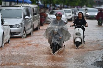 Photos Chine : pluies torrentielles � Nanning