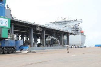 Gabon : Un navire militaire américain au port d'Owendo
