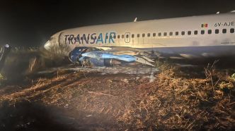 Au Sénégal, la sortie de piste d'un avion au décollage d'un aéroport fait 11 blessés
