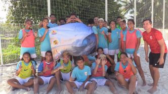 Beach Soccer : les collégiens de Papara en route pour une compétition à Venice Beach