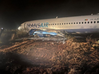 Un Boeing 737 sort de la piste au décollage à Dakar : 4 blessés graves