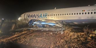 Sortie de piste d’un Boeing 737 reliant le Sénégal au Mali.