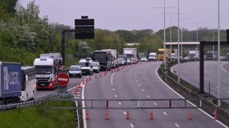 L'autoroute A13 a rouvert partiellement dans le sens province-Paris, sur une seule voie