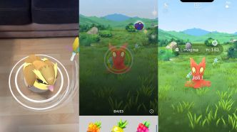 Nouvelle technique de capture rapide avec un doigt dans Pokémon GO
