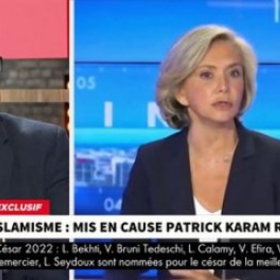 Islamisme: Mis en cause, Patrick Karam répond en exclusivité dans "Morandini Live" en direct sur CNews