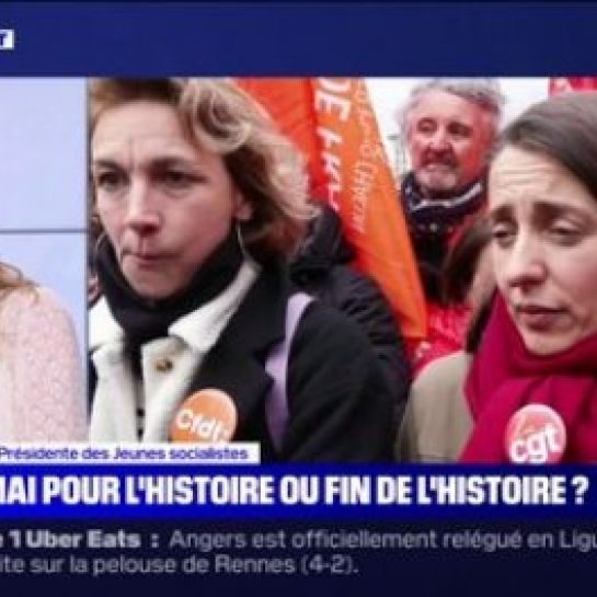 Emma Rafowicz (Jeunes socialistes): "On appelle Emmanuel Macron et le gouvernement à retrouver le chemin de la raison"